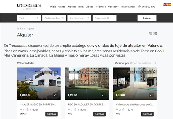 Proyecto Web Trece Casas